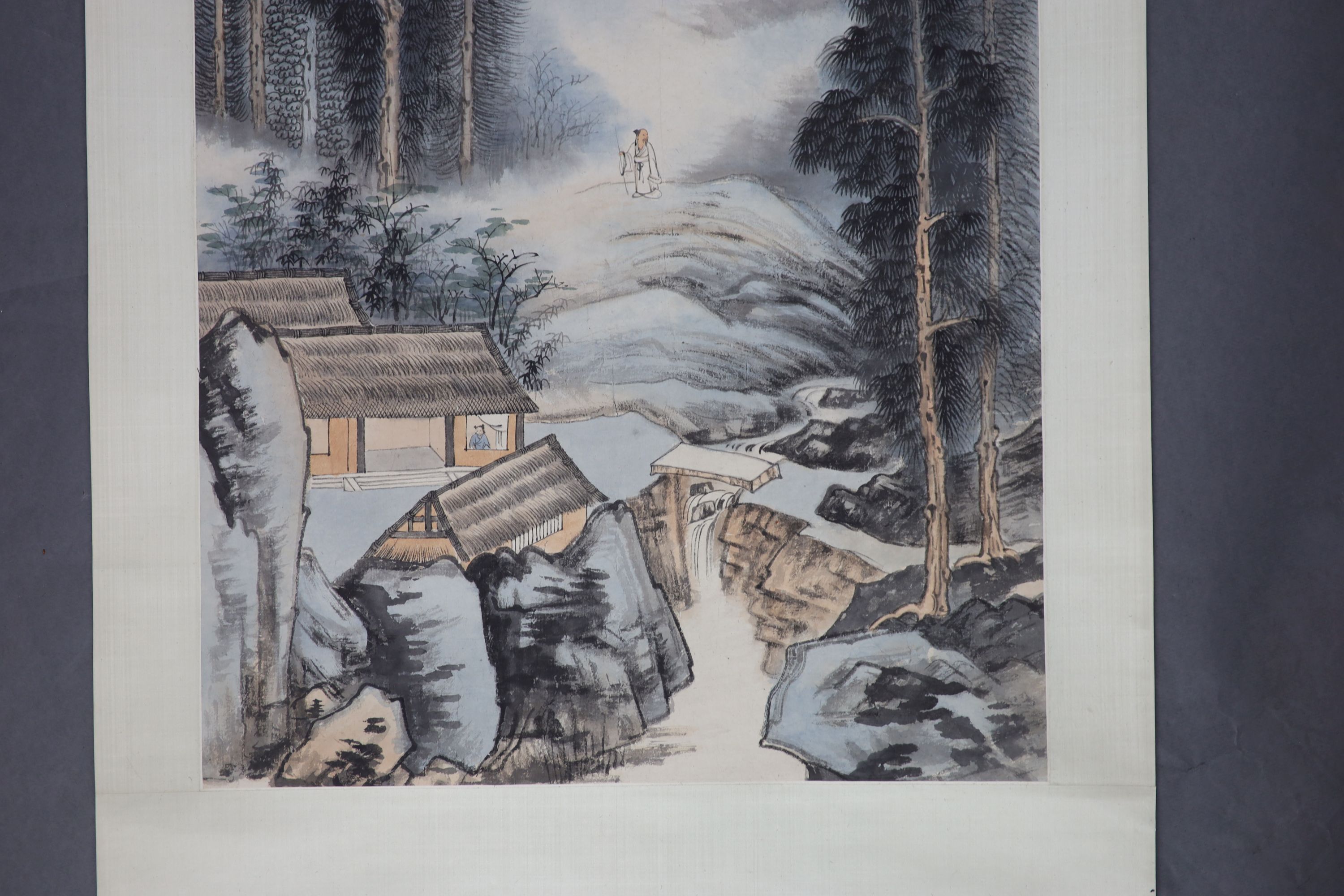 A Chinese scroll painting, 20th century, Provenance-European collection